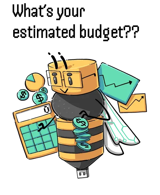 calculating-bee-illustation-in-visible-one